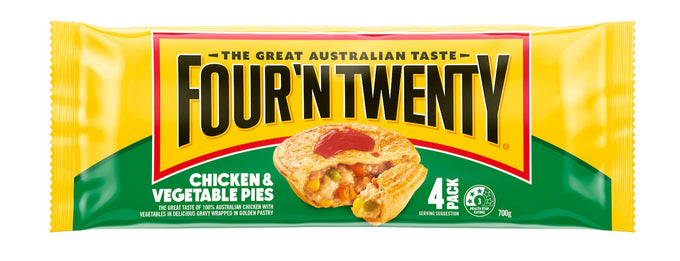 Chicken and Vegetable Pies 4pk