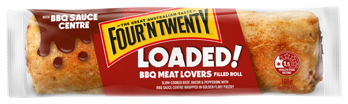 Loaded! BBQ Meat Lovers Filled Roll